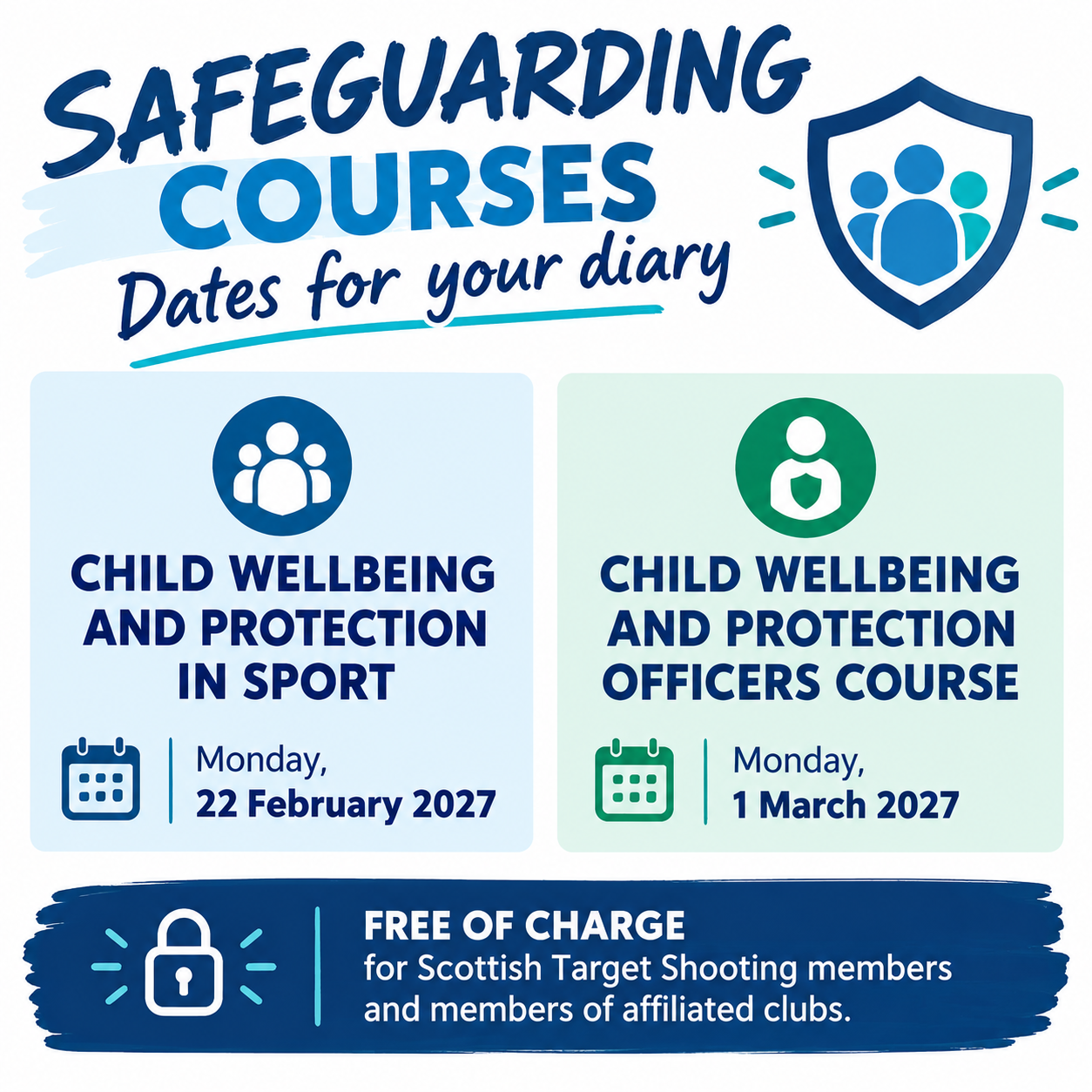 Safeguarding Courses – February and March 2027