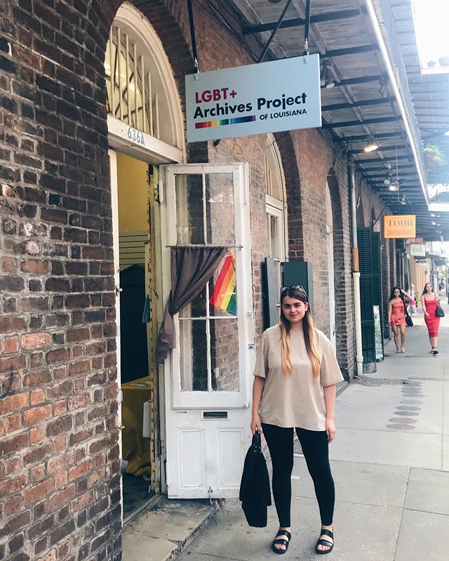 at the @lgbtarchivesla today, thanks to @darensbourg.jeffery 🏳️&zwj;🌈 #lgbt #archives