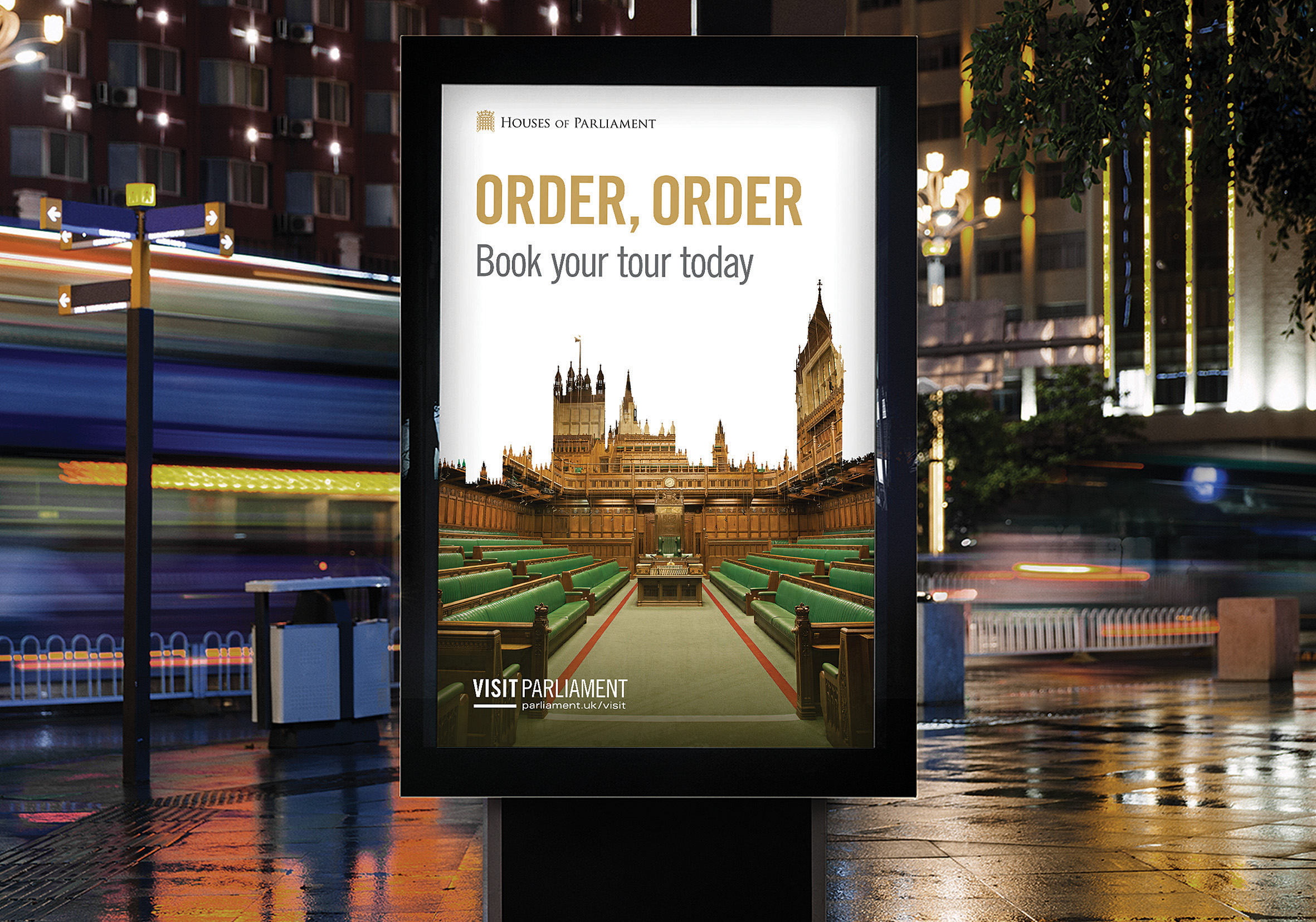 Extensive poster campaign across the London Tube and mainline rail network