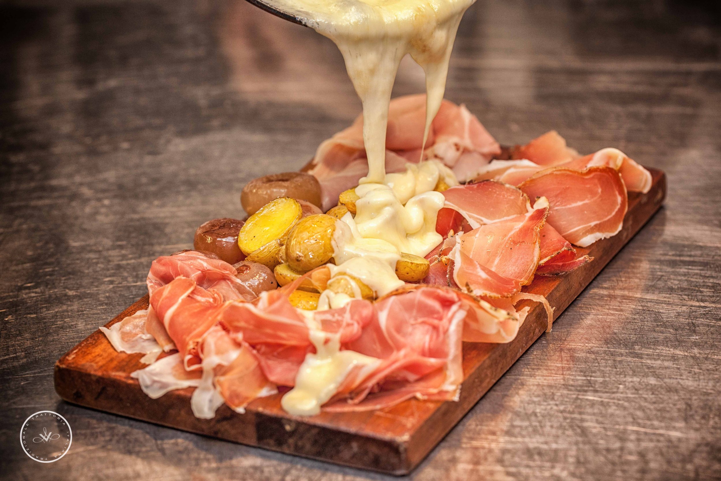 Assiette de charcuterie Italienne jambon, coppa et bresaola, U