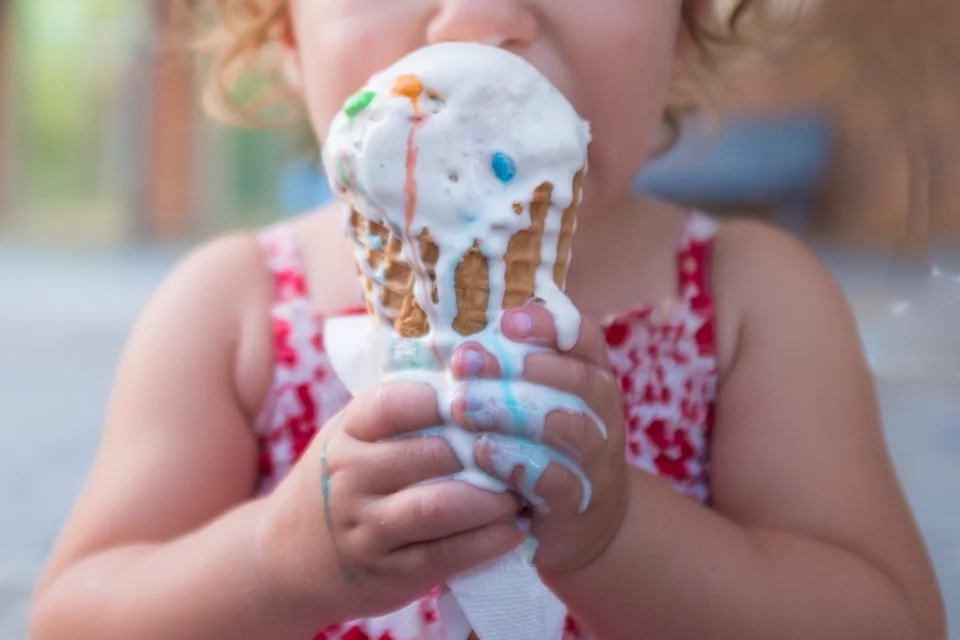 Icecream on a summer night