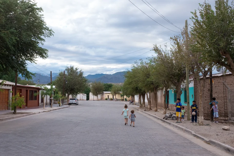 Downtown Molinos, population 900.