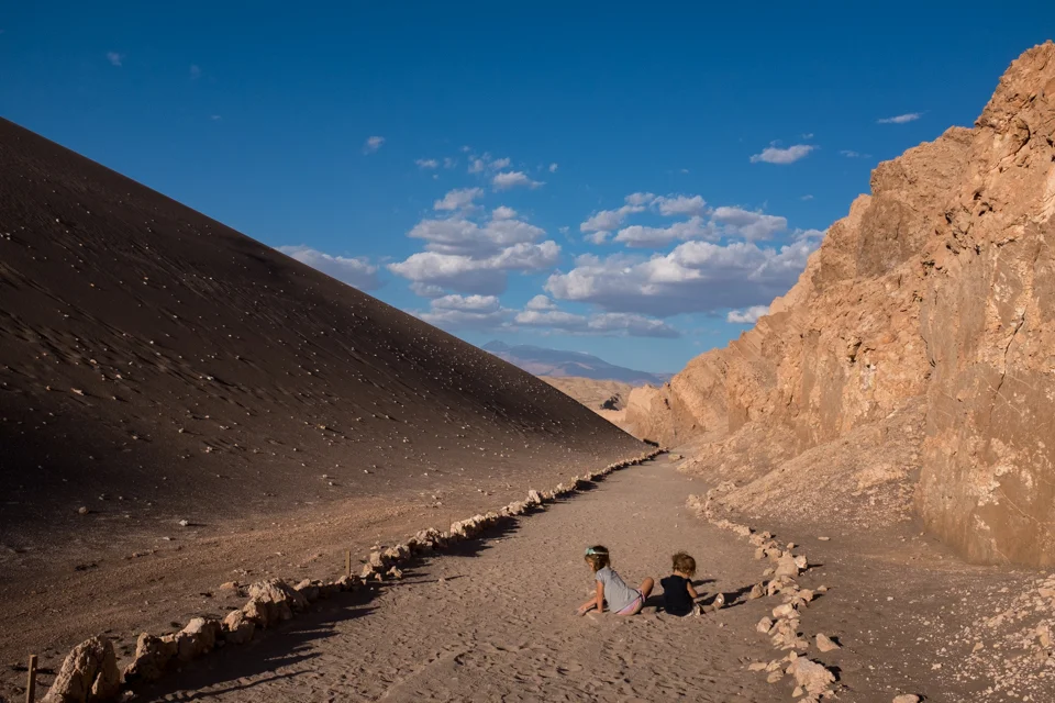 An endless supply of sand at Valle de la Luna