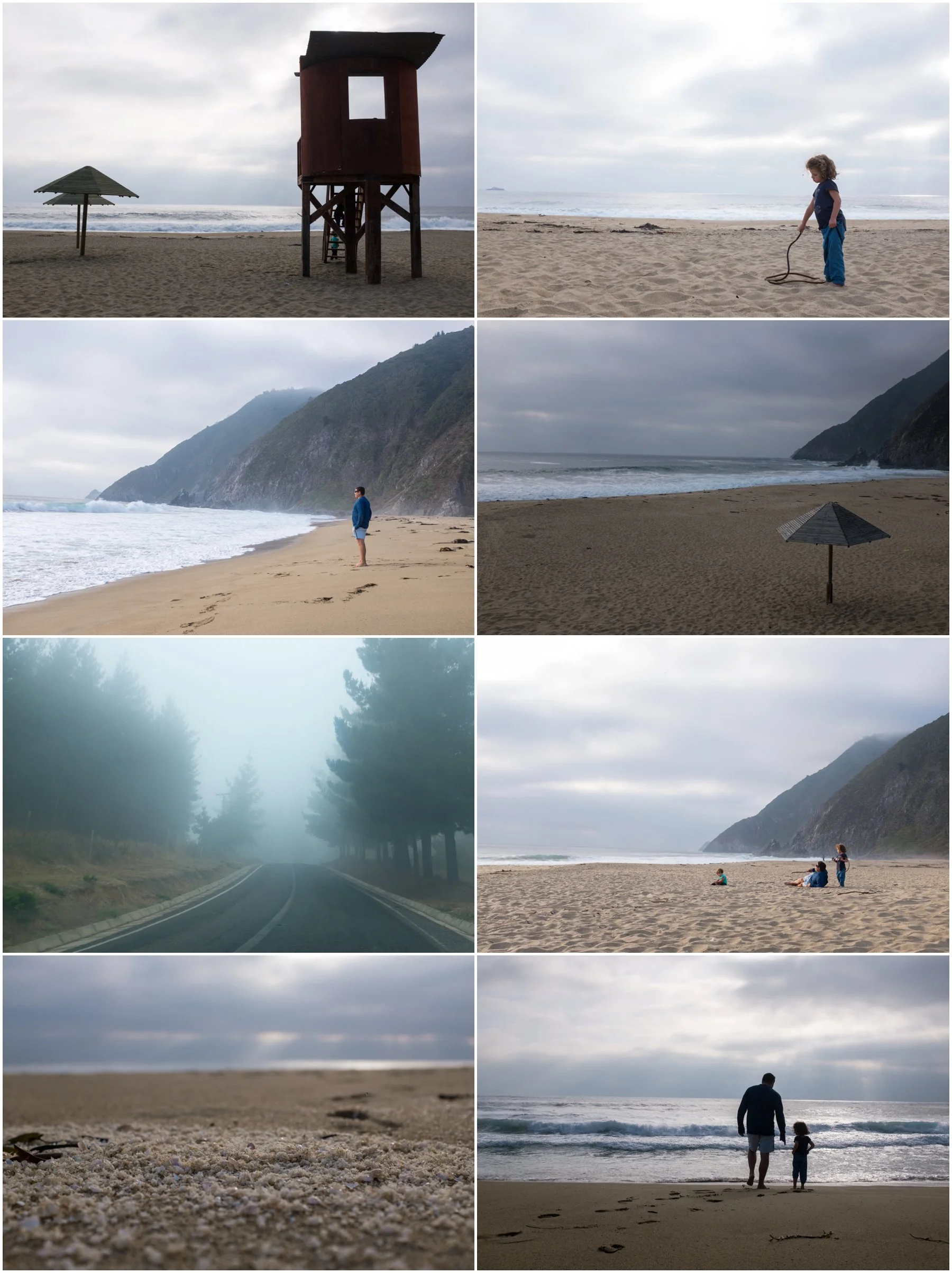 Our beach break across the Pacific in the little town of Qunitay, Chile.