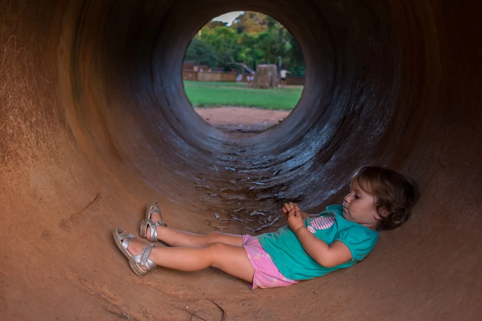 Hiding out in the park