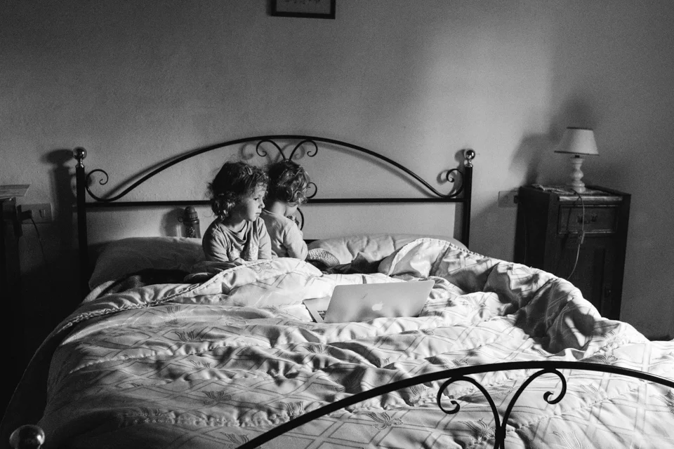 Getting ready to Skype | Simignano