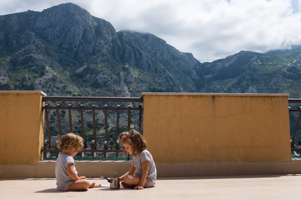 Morning painting with a view | Kotor