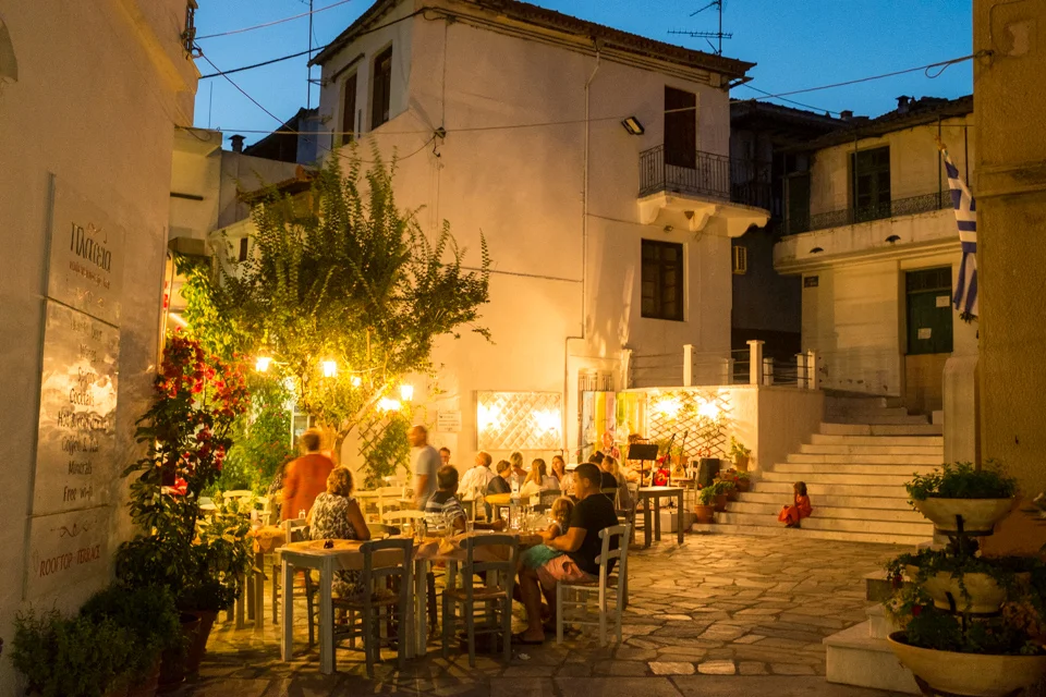 Greek Islands night life