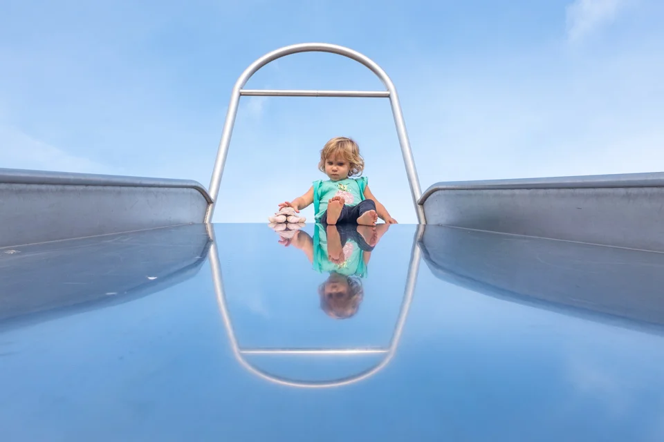 Giant slides with Bubba