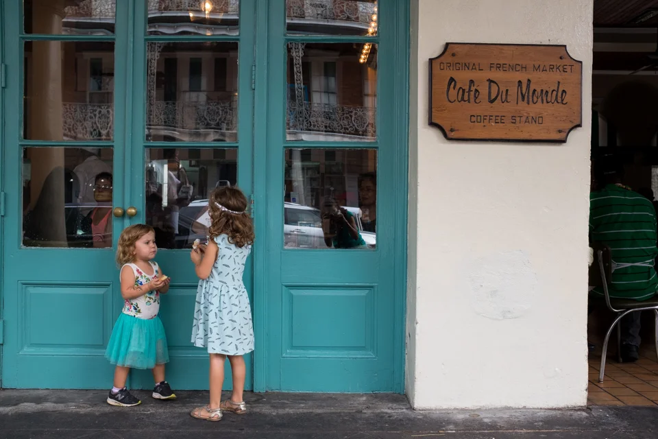 Our first beignets