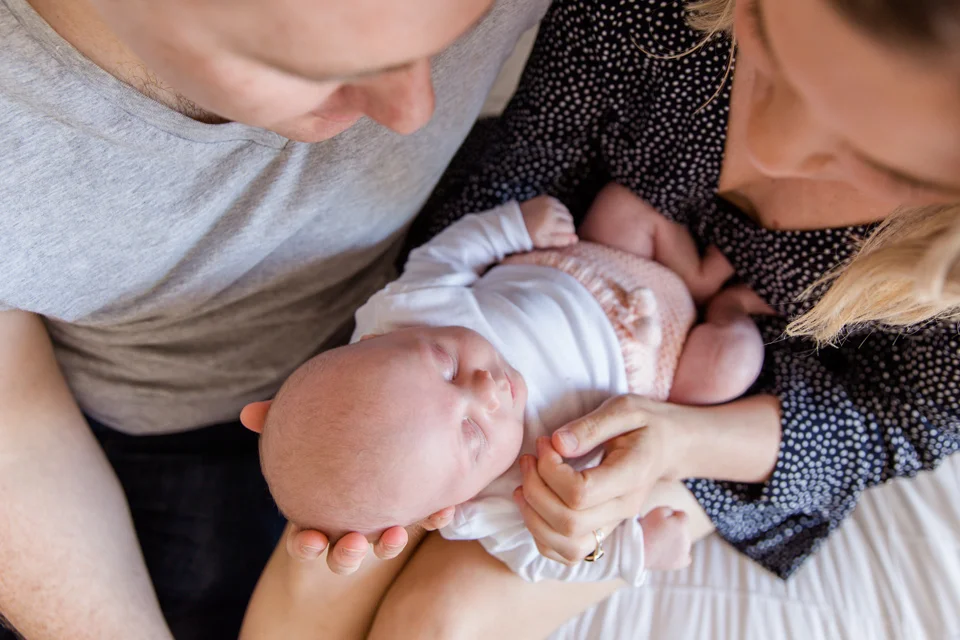 Just the three of us | In Home Newborn Photography