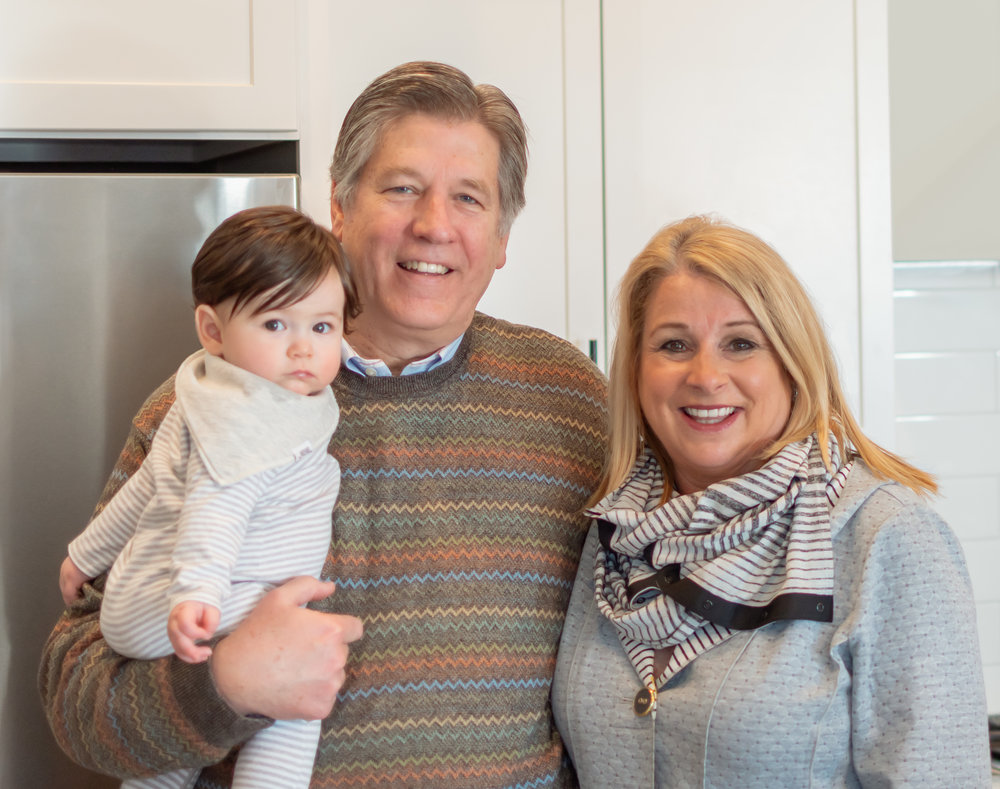 Bill and Janell with their grandson Charlie.