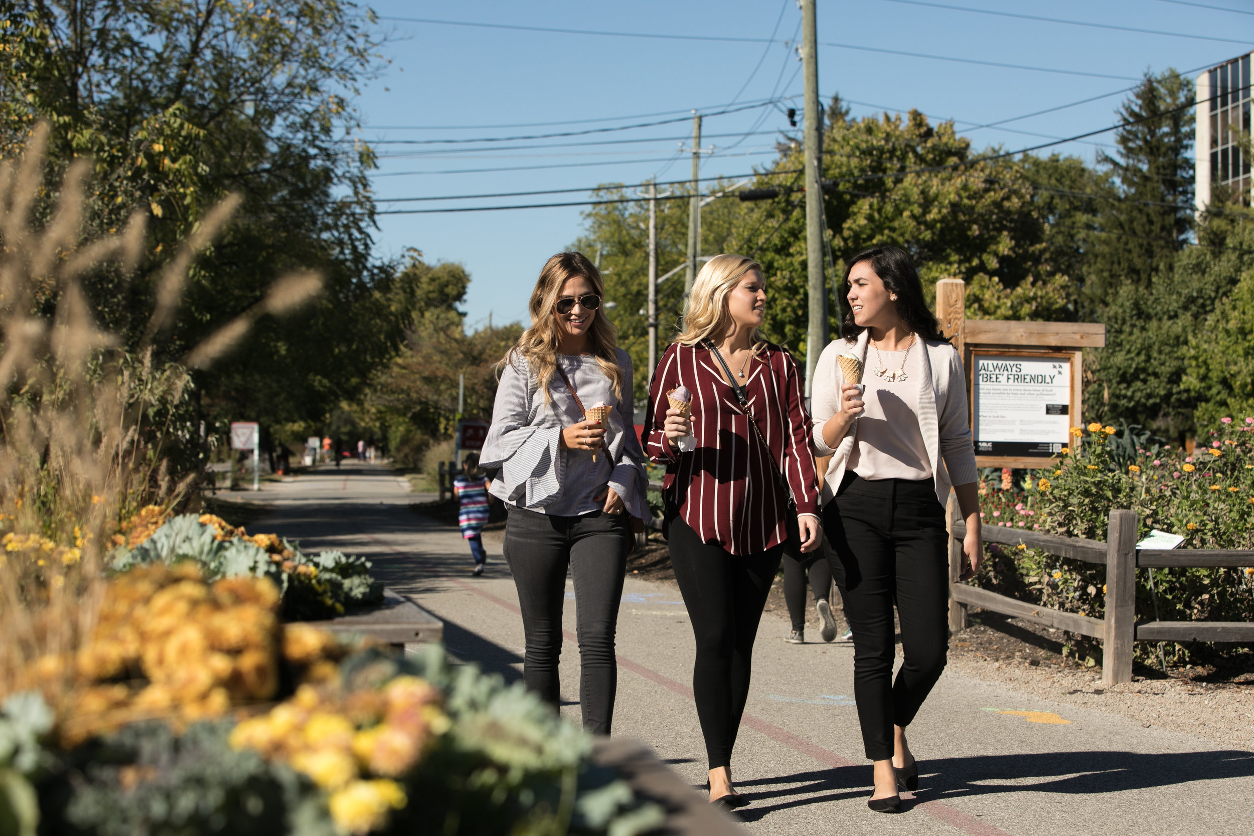 Prepare for a lot of walks with friends (hopefully with ice cream). Source:  Visit Indy