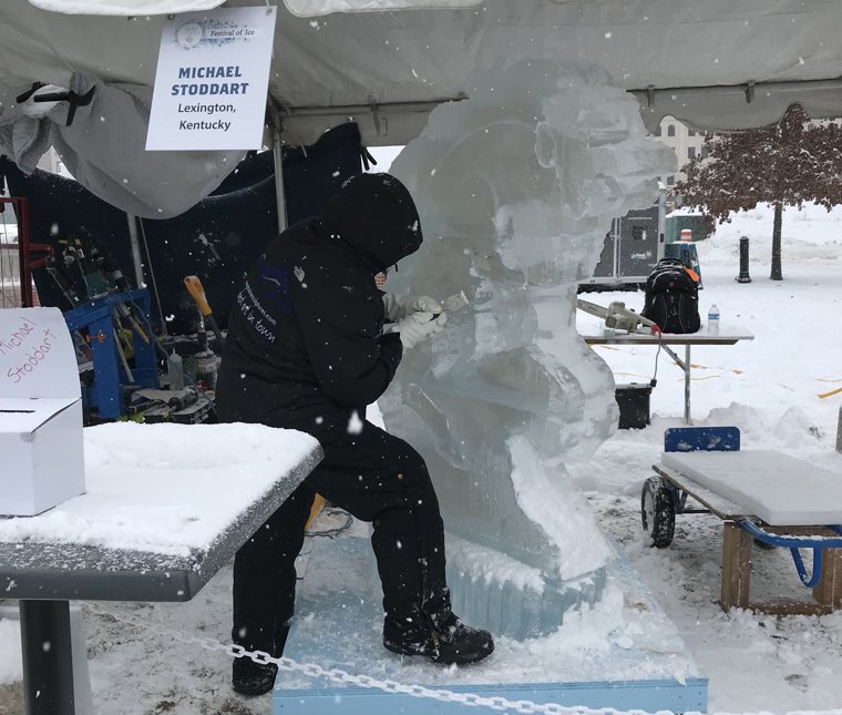 Ice Sculptors headline the fun times in The Festival of Ice.