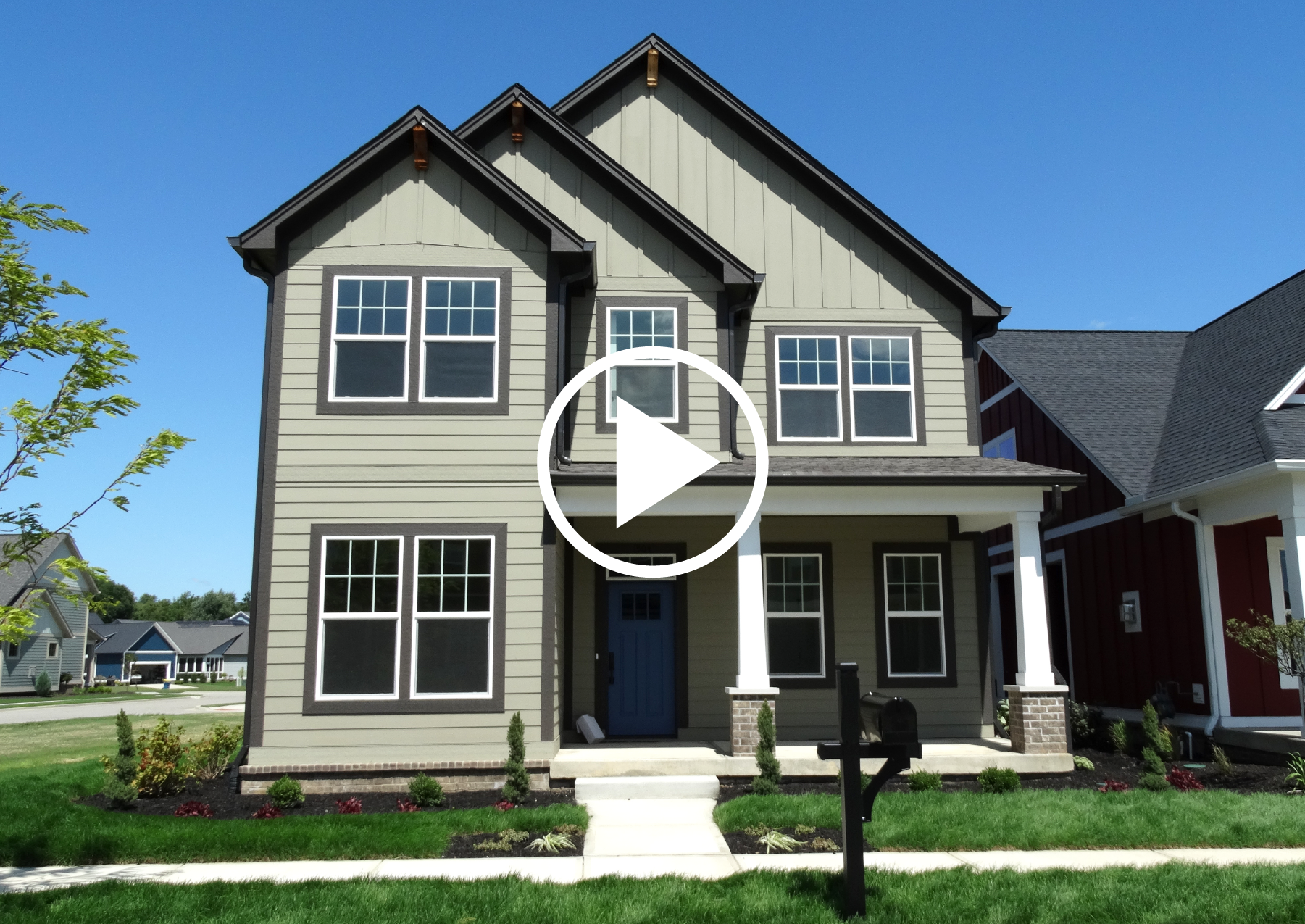 KEY SERIES - MAPLE PLAN: Craftsman, Master Up, 3 Bed, 2-Story BUILD IN: Sunrise on the Monon only DOWNLOAD FLOOR PLAN