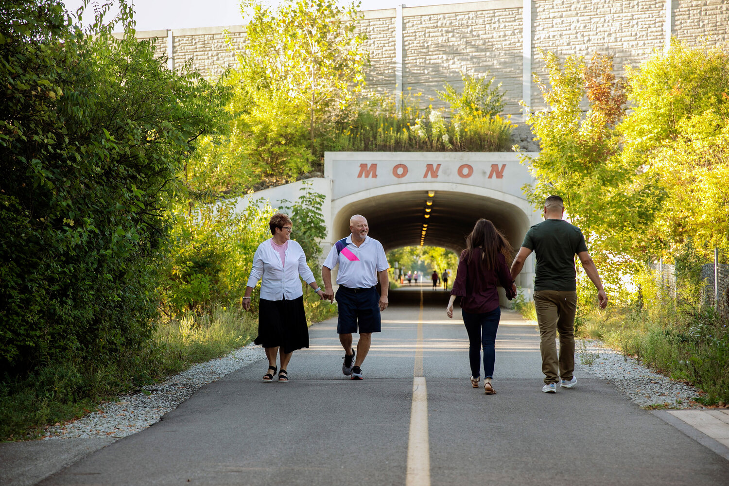Caption: At Sunrise On The Monon, you are steps away for the Monon Trail.