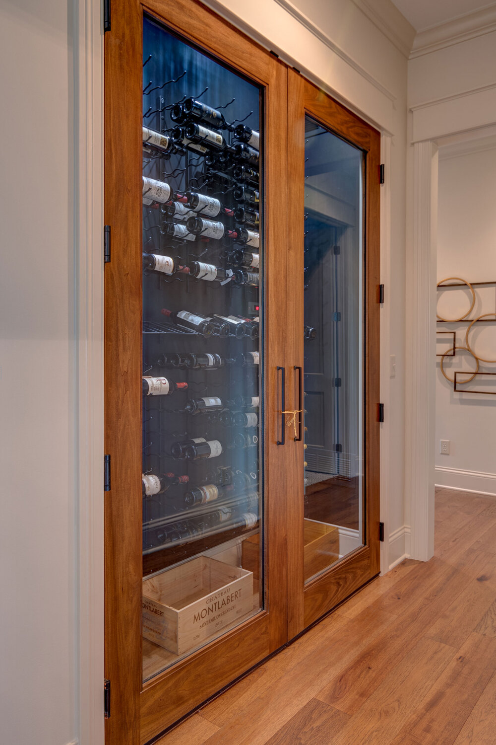 A wine cabinet would be ideal -- as long as it's in the budget.