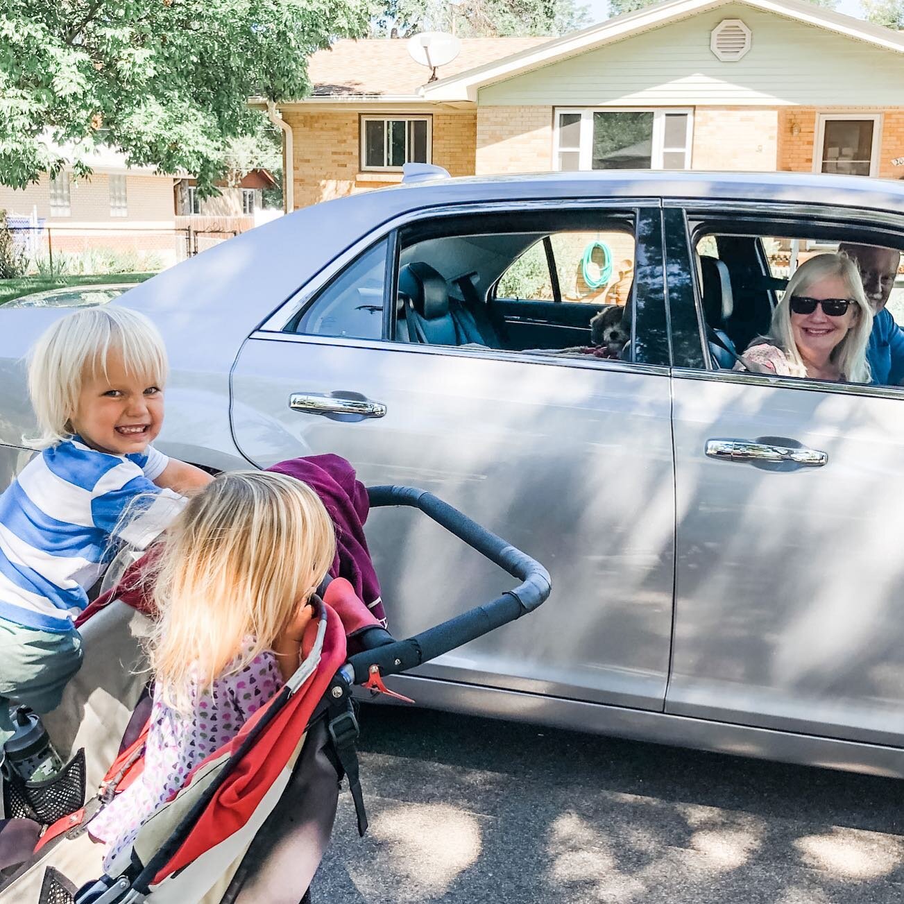 In the 7 years we've lived on our block, 2 out of 12 houses have seen owners turnover. So for the most part, it's been pretty consistent. 

But Cindy was one of the ones who got away. 

We caught her and the man who whisked her away driving down the 