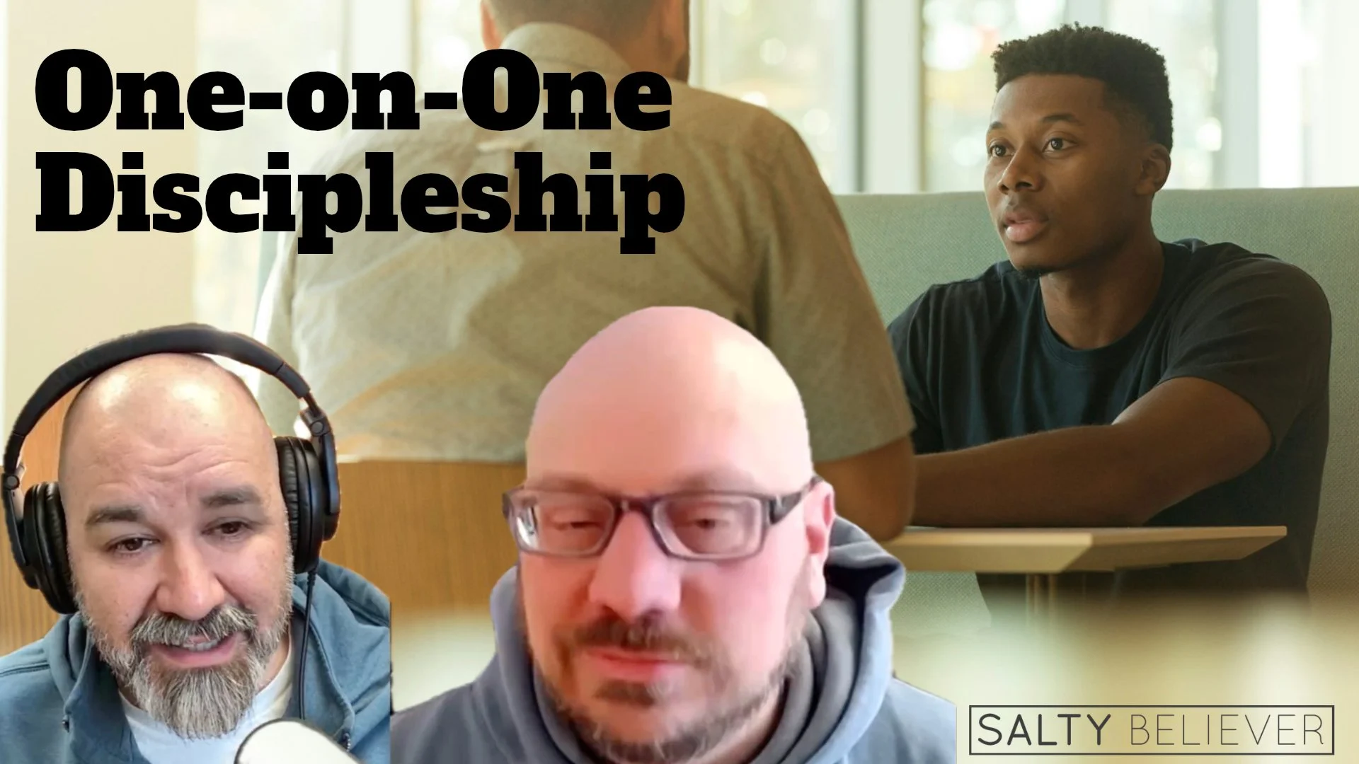 A graphic with the words, One-on-One Discipleship