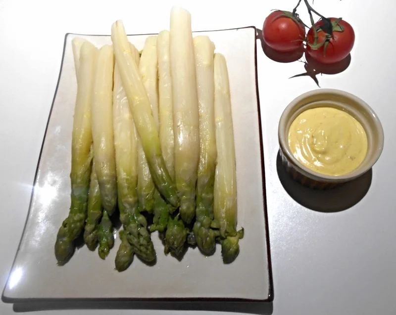 Asperges Sauce Mousseline Vegetalien Vegan France Vegetalienne