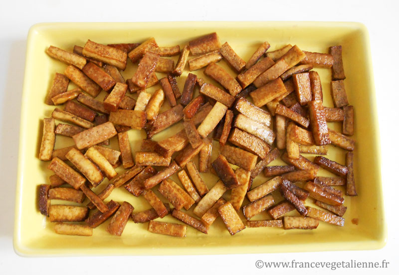 Lardons de tofu 