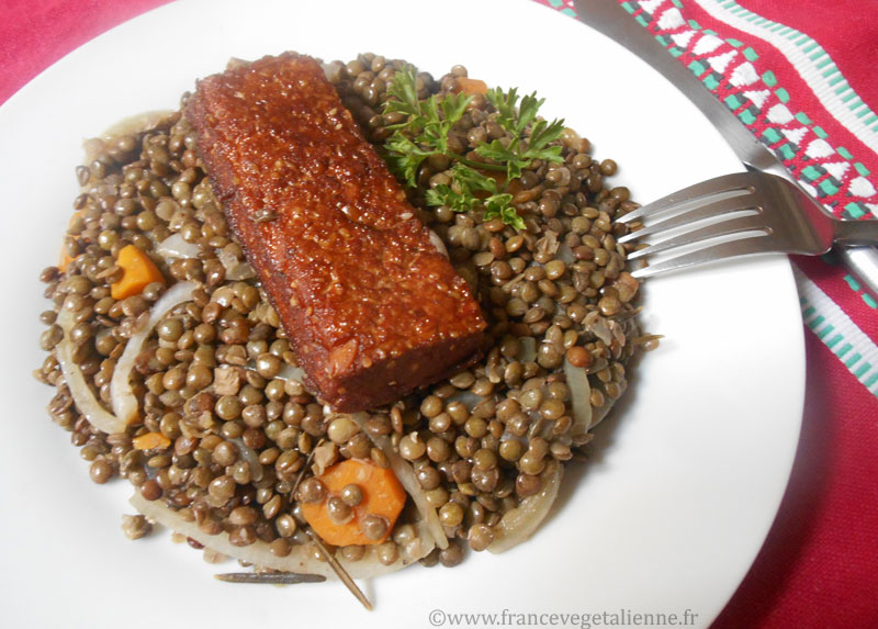 Petit Salé Aux Lentilles Végétalien Vegan France