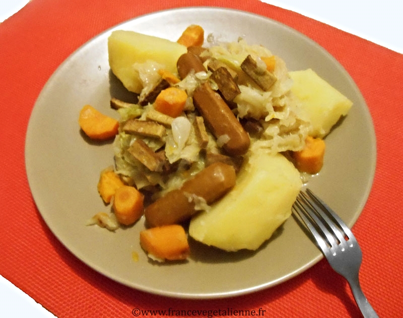 Ragout de chou vegan