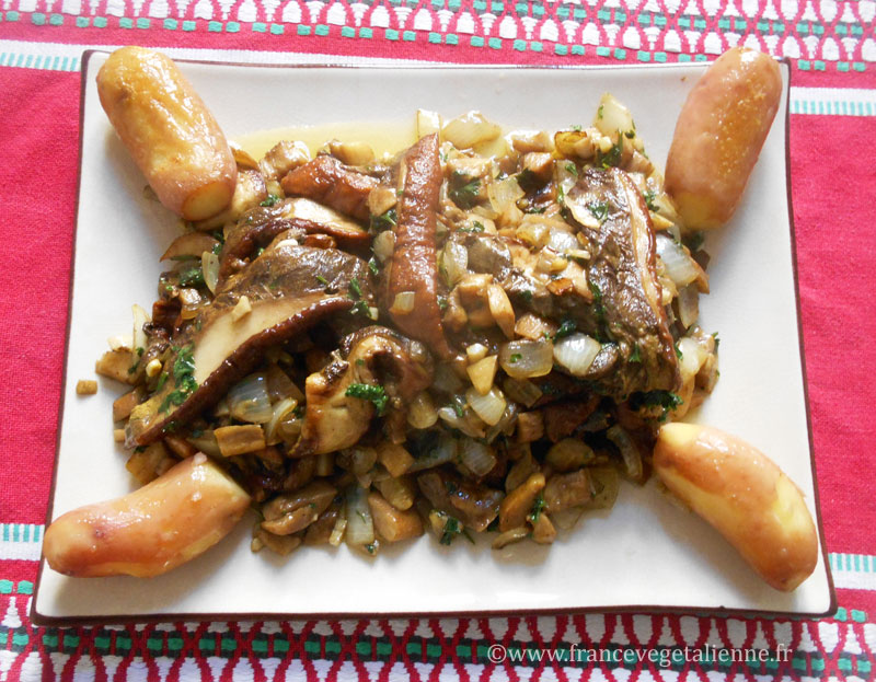 Cèpes à la bordelaise (vegan)