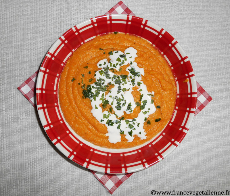 Potage Crécy (vegan)