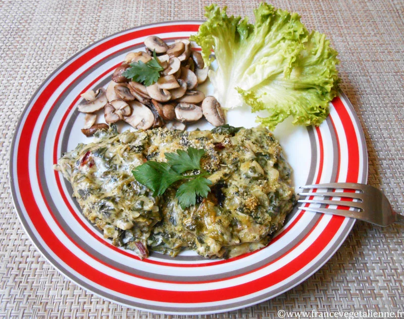 Gratin d'herbes (vegan)