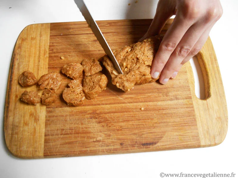 Seitan foncé (végétalien, vegan) — France vegetalienne