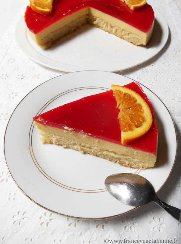 Bavarois à l'orange (végétalien)
