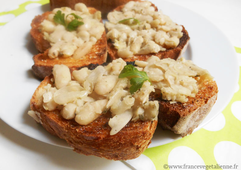 Grillée de mojettes (vegan)