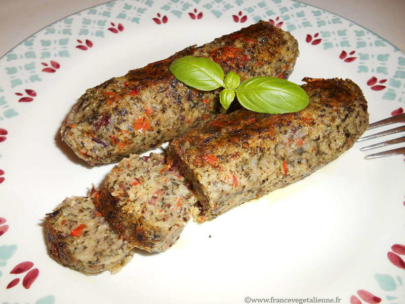 Saucisse végétale aux haricots rouges (recette végétalienne)
