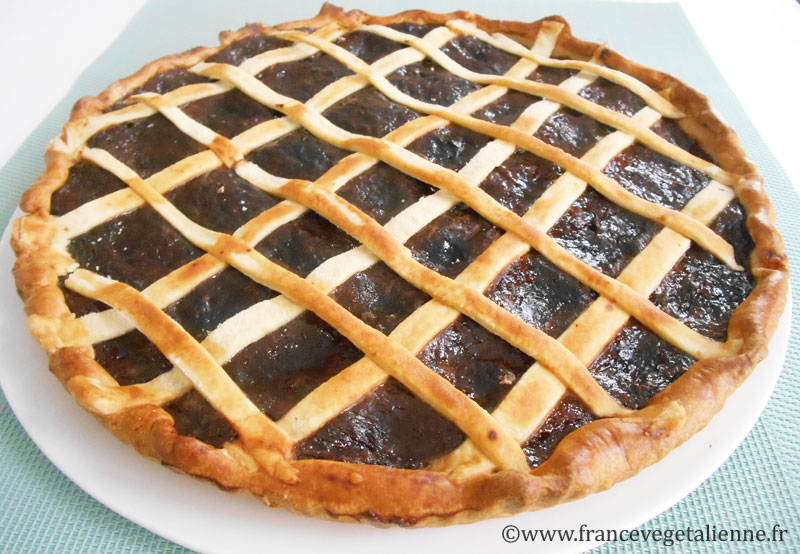 Tarte aux pruneaux (végétalien, vegan)