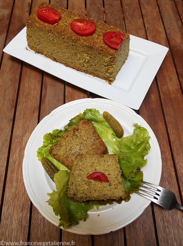 Terrine aux champignons et courgettes (sans œuf, sans gluten)