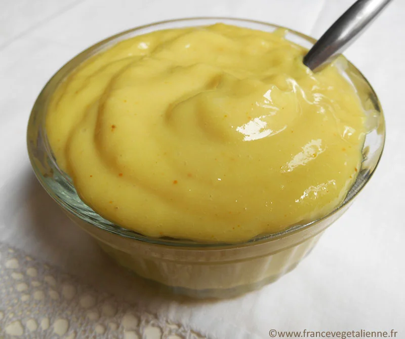 Crème pâtissière (végétalien, vegan)