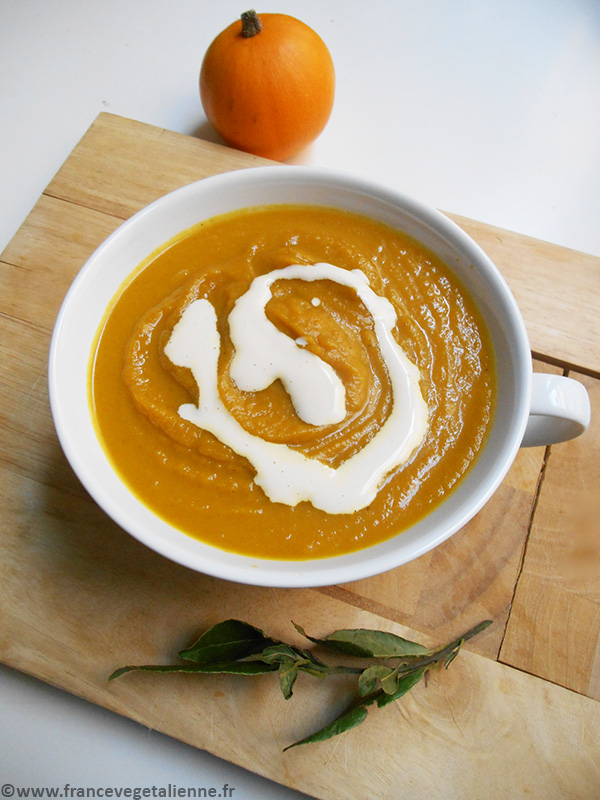 Soupe au potiron (recette végétalienne)