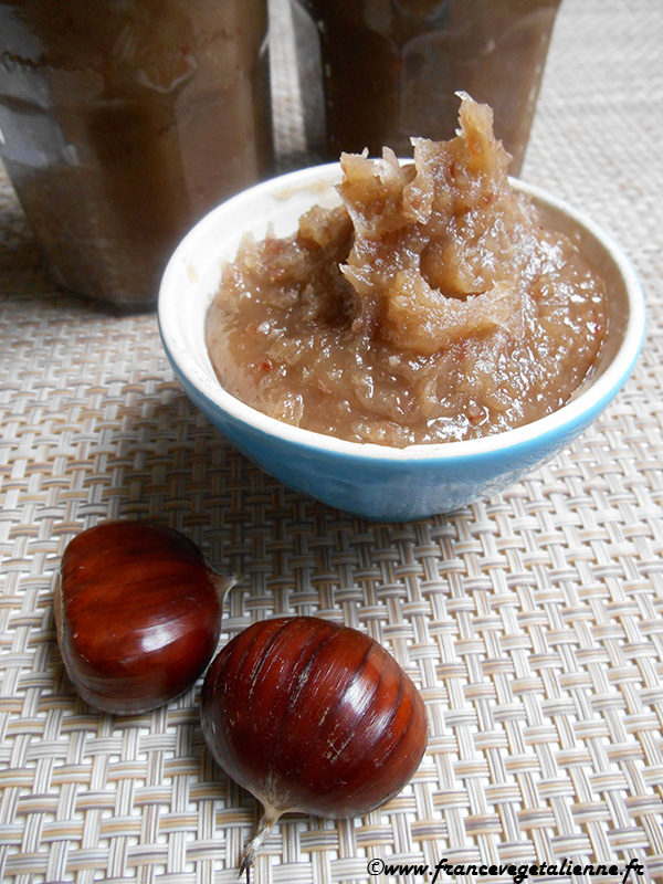 Crème de marron (recette végétalienne)