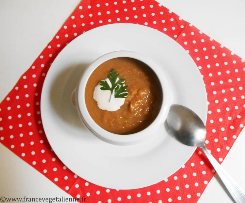 Cousinat (soupe de châtaignes) (végétalien, vegan)