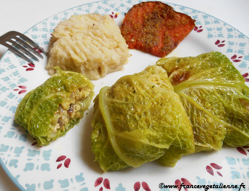 Paupiettes de chou (recette végétarienne et végane)