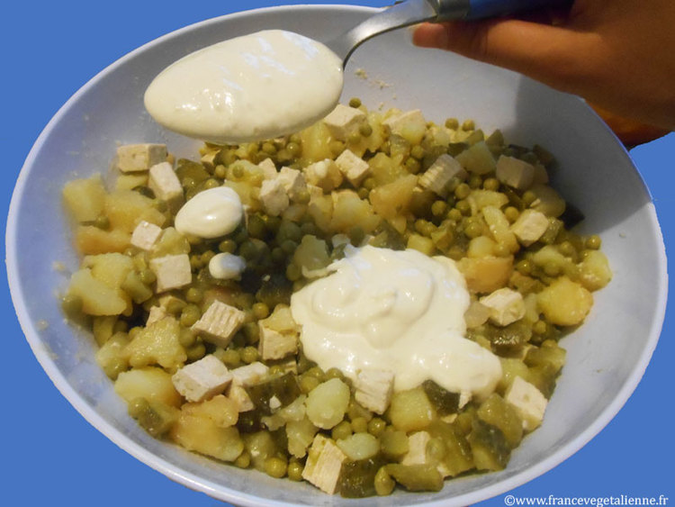Mayonnaise sans oeuf (végétalien, vegan)