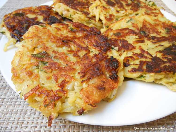 Grumbeerekiechle ou Galettes aux pommes de terre (végétalien, vegan)