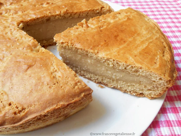 Gâteau basque (végétalien, vegan)