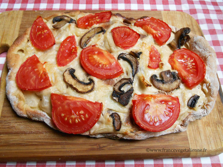 Flammeküeche (végétalien, vegan)