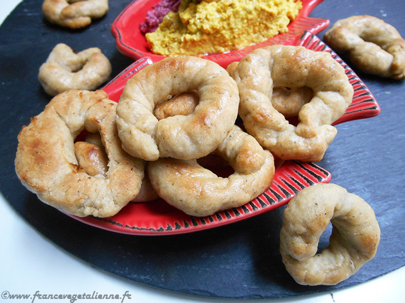 Pébradou (biscuit apéritif; vegan)