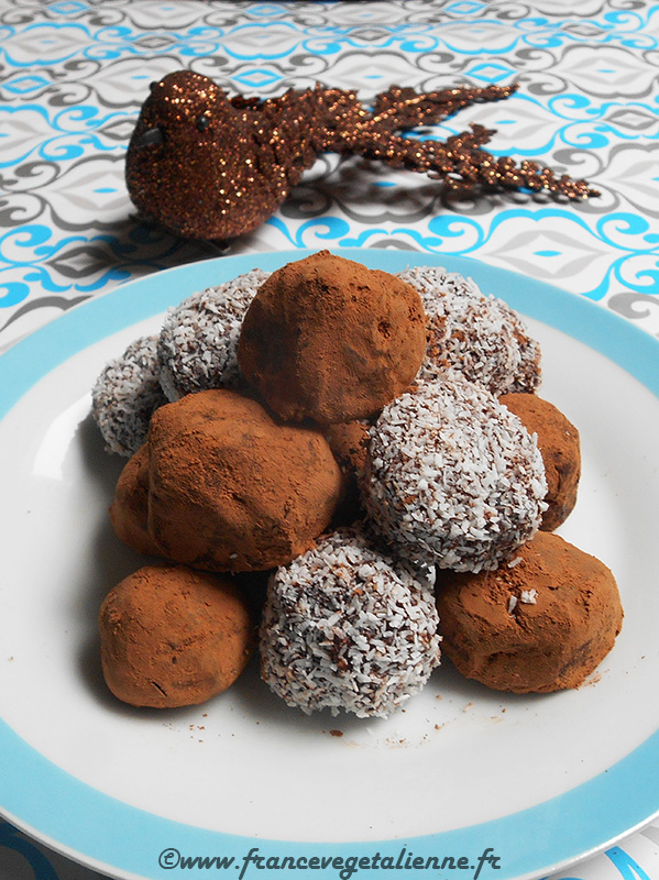Truffes au chocolat (sans lactose)
