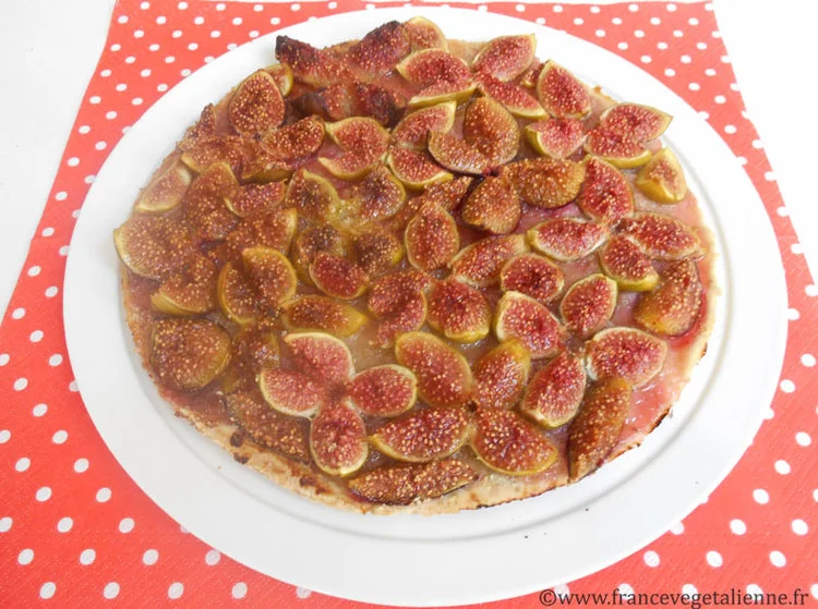 Tarte aux figues (végétalien, vegan)