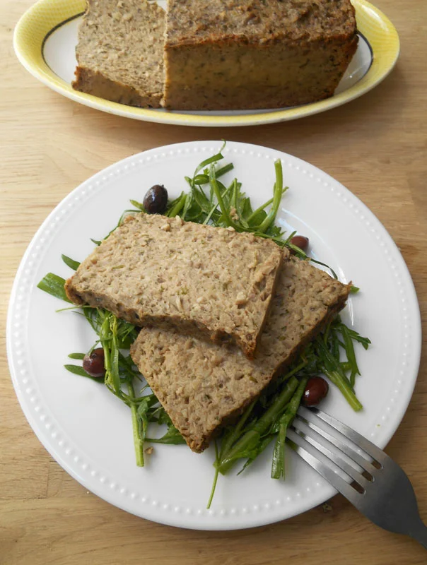 Terrine forestière à l'ail des ours (végétalien, vegan)