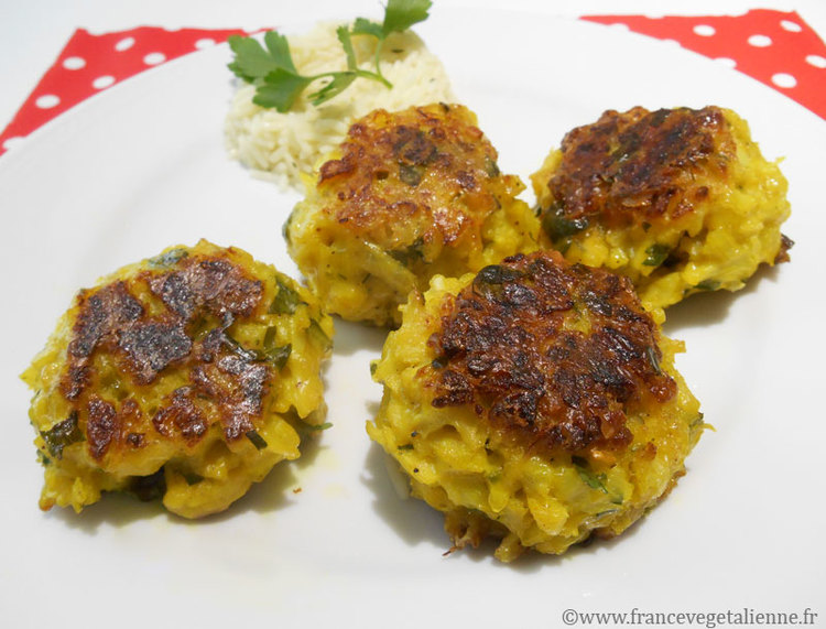 Boulettes de chou-fleur (végétalien, vegan)